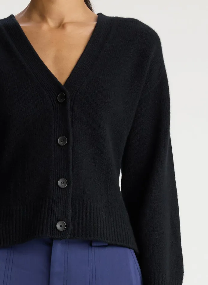 Women Sweaters ALC Henry Cashmere Cardigan Black