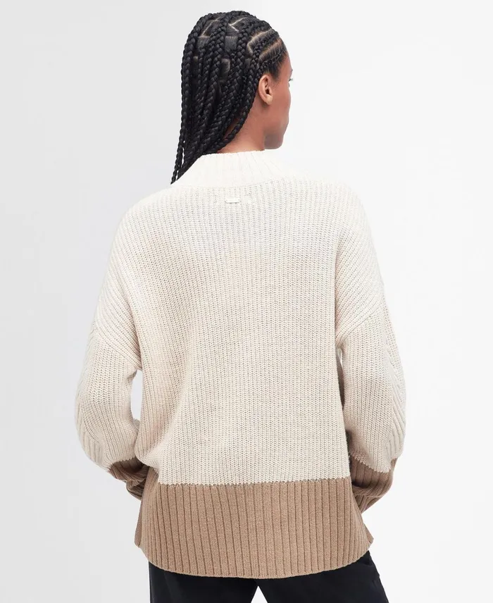 Women Sweaters and Knitwear Barbour Elsa Knitted Jumper Light Fawn Women Sweaters and Knitwear Barbour Elsa Knitted Jumper Light Fawn