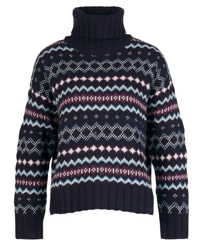 Women Sweaters and Knitwear Barbour Fox Knitted Jumper Classic Navy Women Sweaters and Knitwear Barbour Fox Knitted Jumper Classic Navy