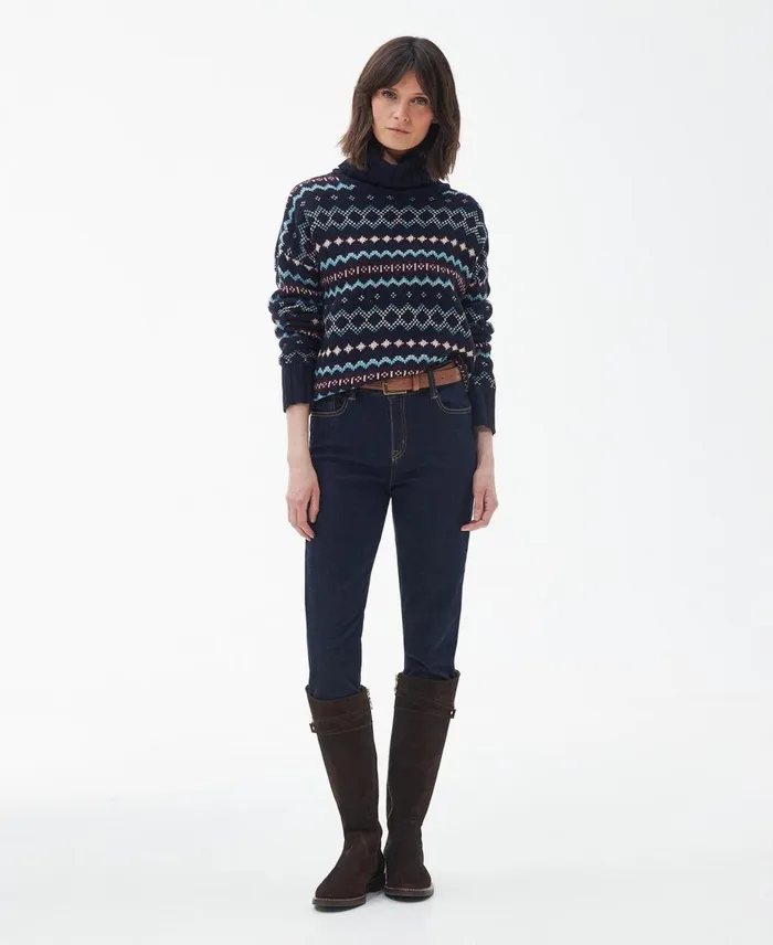 Women Sweaters and Knitwear Barbour Fox Knitted Jumper Classic Navy Women Sweaters and Knitwear Barbour Fox Knitted Jumper Classic Navy