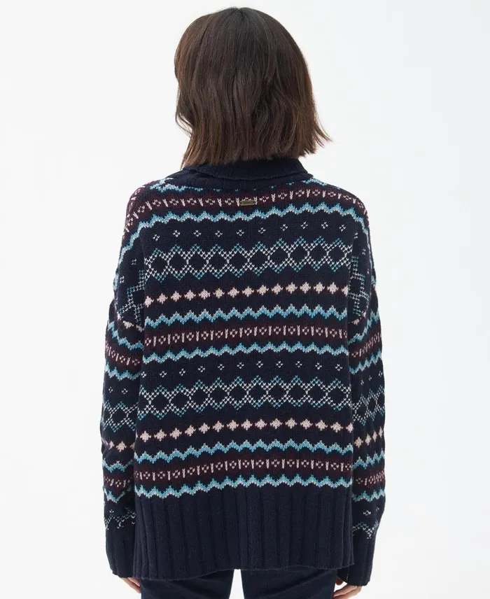 Women Sweaters and Knitwear Barbour Fox Knitted Jumper Classic Navy Women Sweaters and Knitwear Barbour Fox Knitted Jumper Classic Navy
