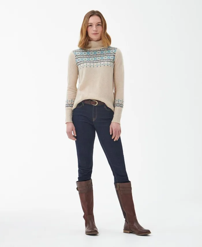 Women Sweaters and Knitwear Barbour Herring Knitted Jumper Oatmeal Women Sweaters and Knitwear Barbour Herring Knitted Jumper Oatmeal