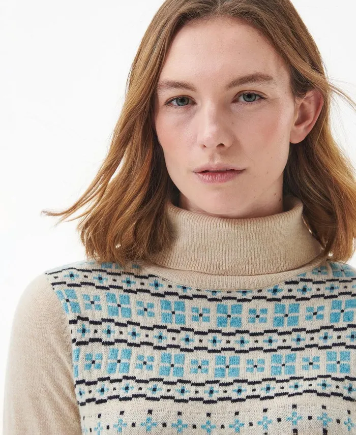Women Sweaters and Knitwear Barbour Herring Knitted Jumper Oatmeal Women Sweaters and Knitwear Barbour Herring Knitted Jumper Oatmeal