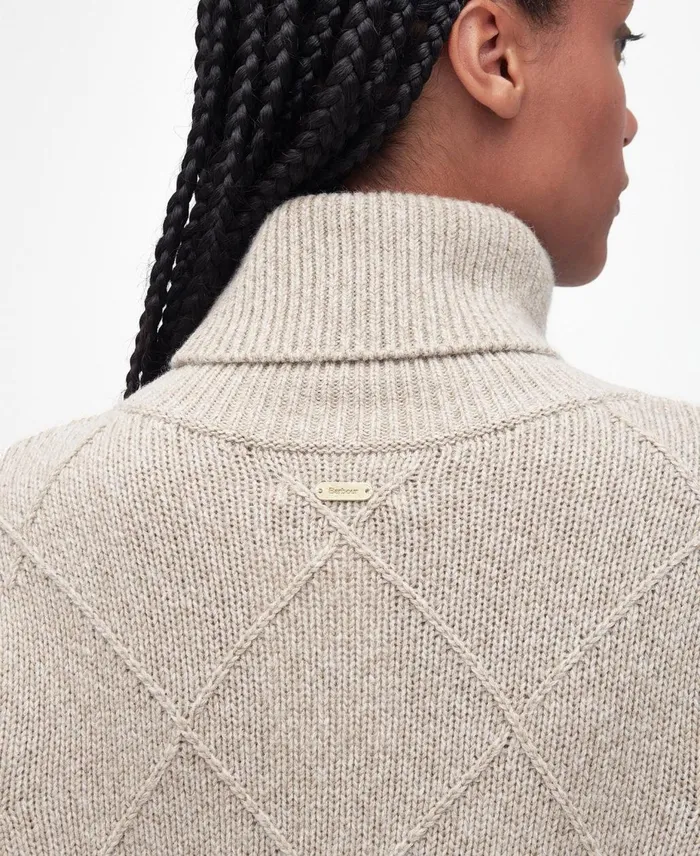 Women Sweaters and Knitwear Barbour Laverne Knitted Jumper Light Fawn Women Sweaters and Knitwear Barbour Laverne Knitted Jumper Light Fawn