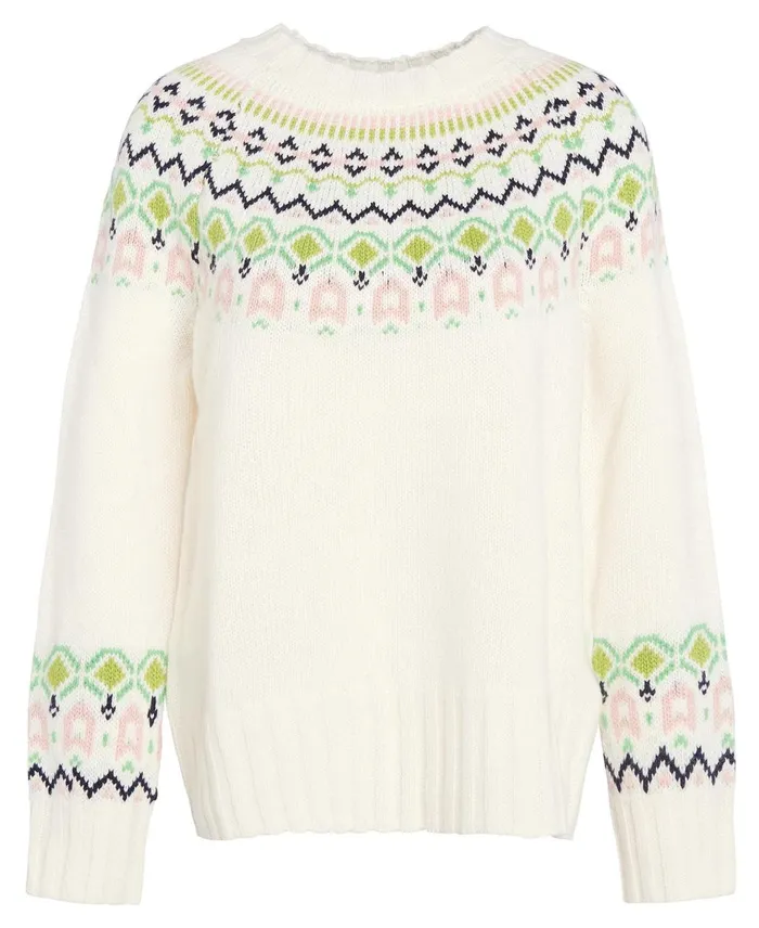 Women Sweaters and Knitwear Barbour Melville Knitted Jumper Aran Women Sweaters and Knitwear Barbour Melville Knitted Jumper Aran