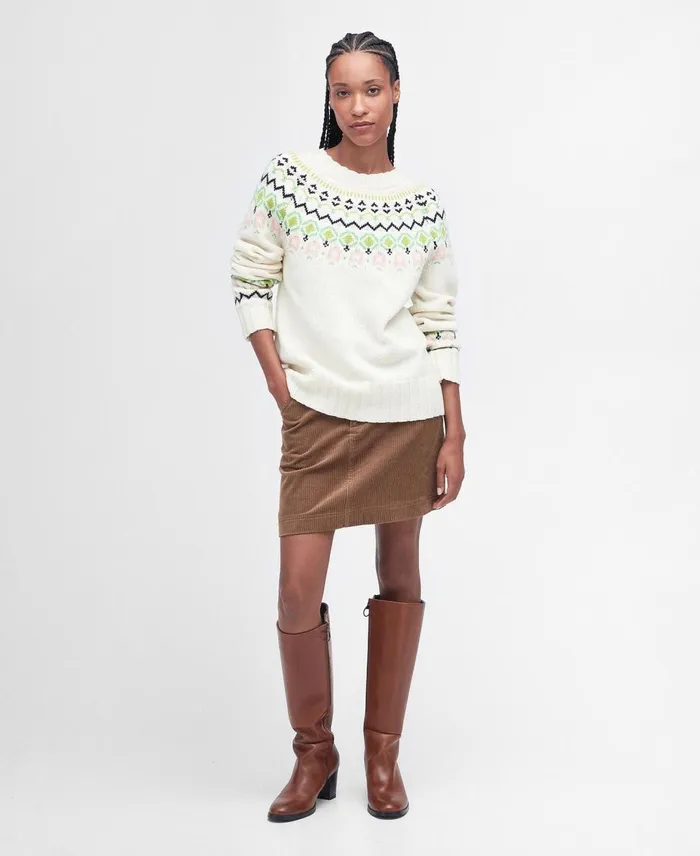 Women Sweaters and Knitwear Barbour Melville Knitted Jumper Aran Women Sweaters and Knitwear Barbour Melville Knitted Jumper Aran