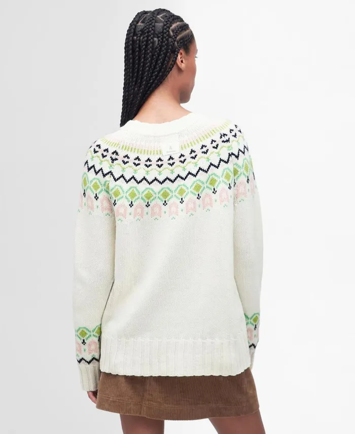 Women Sweaters and Knitwear Barbour Melville Knitted Jumper Aran Women Sweaters and Knitwear Barbour Melville Knitted Jumper Aran