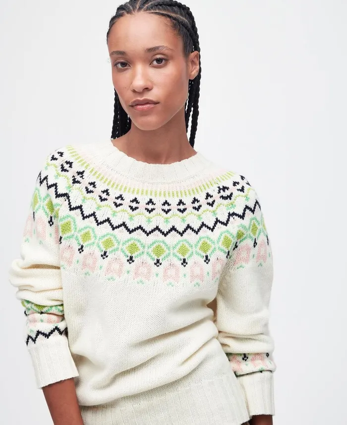 Women Sweaters and Knitwear Barbour Melville Knitted Jumper Aran Women Sweaters and Knitwear Barbour Melville Knitted Jumper Aran