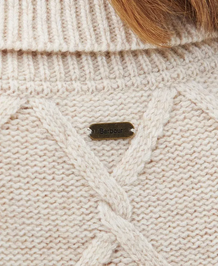 Women Sweaters and Knitwear Barbour Perch Knitted Jumper Oatmeal Women Sweaters and Knitwear Barbour Perch Knitted Jumper Oatmeal