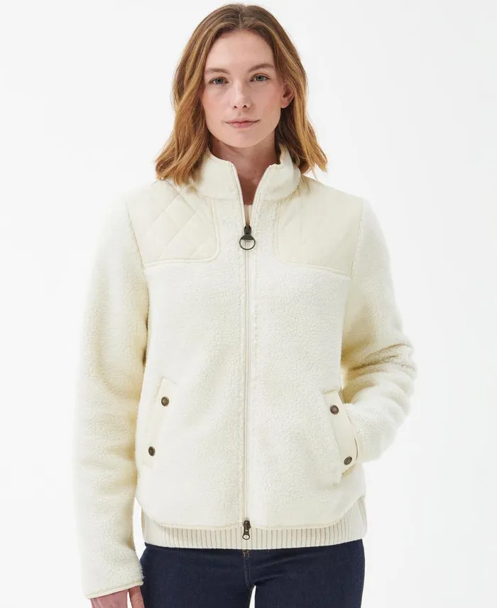 Women Sweaters and Knitwear Barbour Rockling Fleece Winter Pearlcalico