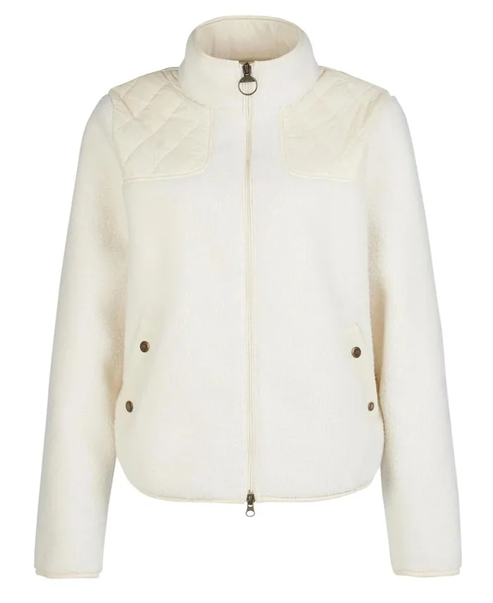 Women Sweaters and Knitwear Barbour Rockling Fleece Winter Pearlcalico Women Sweaters and Knitwear Barbour Rockling Fleece Winter Pearlcalico
