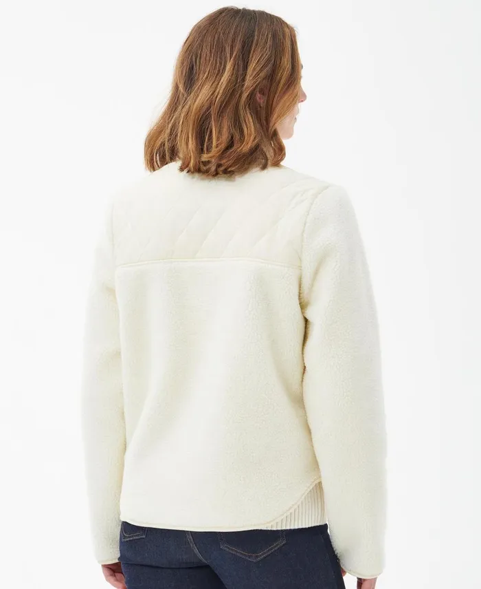 Women Sweaters and Knitwear Barbour Rockling Fleece Winter Pearlcalico Women Sweaters and Knitwear Barbour Rockling Fleece Winter Pearlcalico