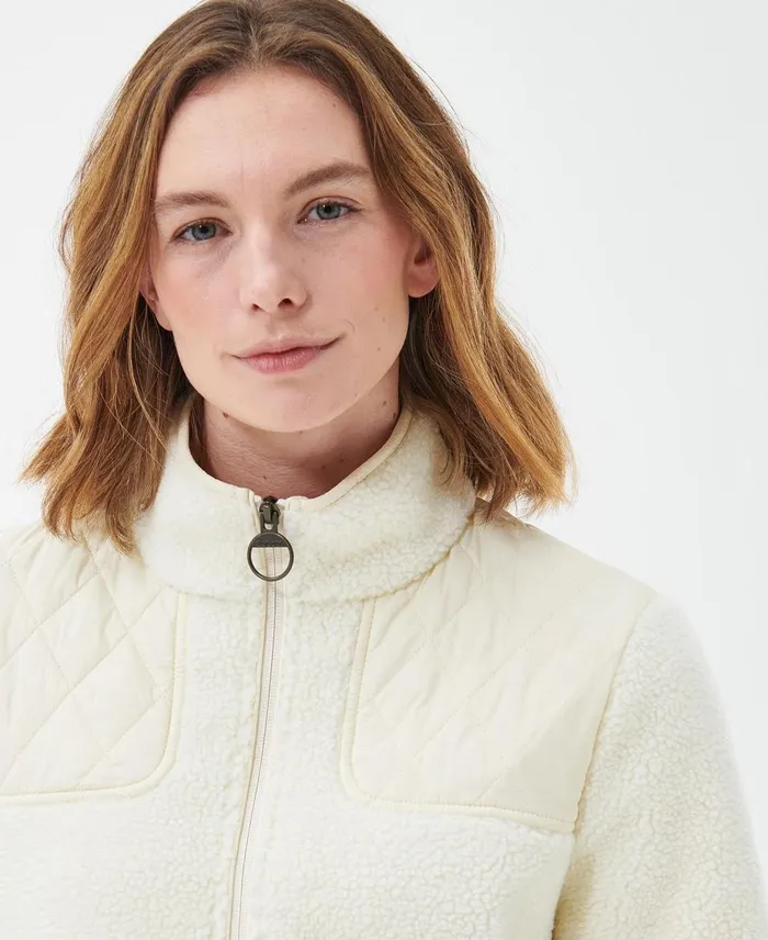 Women Sweaters and Knitwear Barbour Rockling Fleece Winter Pearlcalico Women Sweaters and Knitwear Barbour Rockling Fleece Winter Pearlcalico