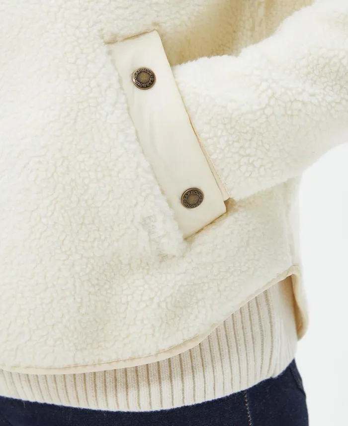 Women Sweaters and Knitwear Barbour Rockling Fleece Winter Pearlcalico Women Sweaters and Knitwear Barbour Rockling Fleece Winter Pearlcalico