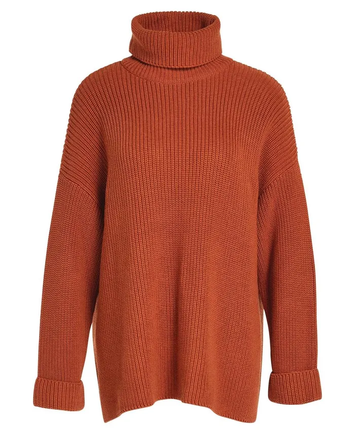 Women Sweaters and Knitwear Barbour Stitch Cape Spiced Pumpkin Women Sweaters and Knitwear Barbour Stitch Cape Spiced Pumpkin