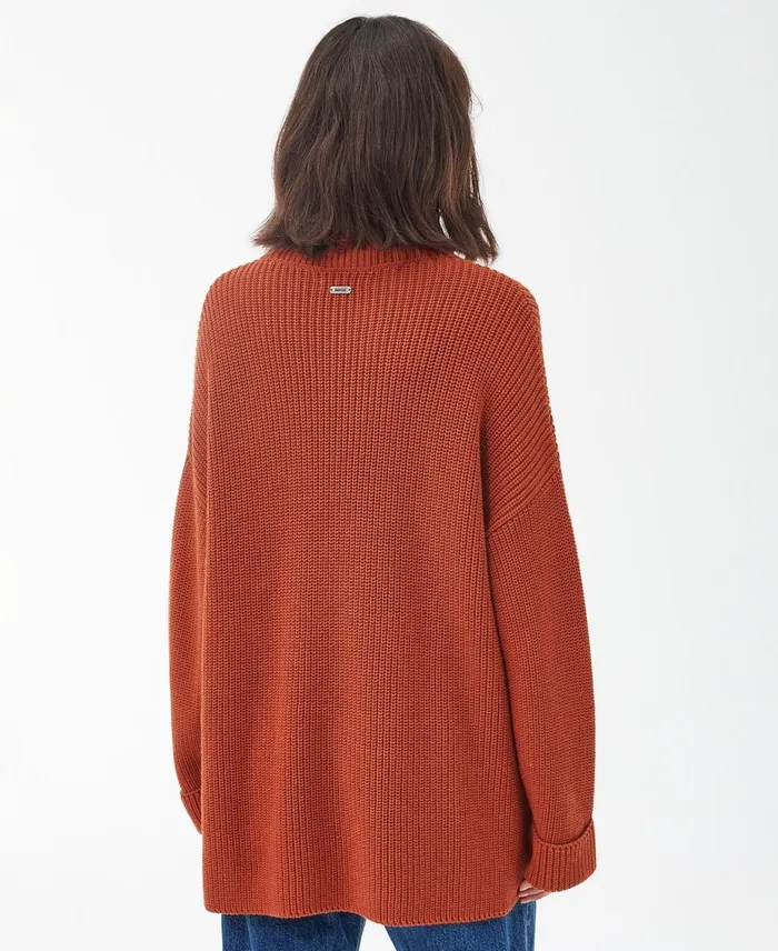 Women Sweaters and Knitwear Barbour Stitch Cape Spiced Pumpkin Women Sweaters and Knitwear Barbour Stitch Cape Spiced Pumpkin