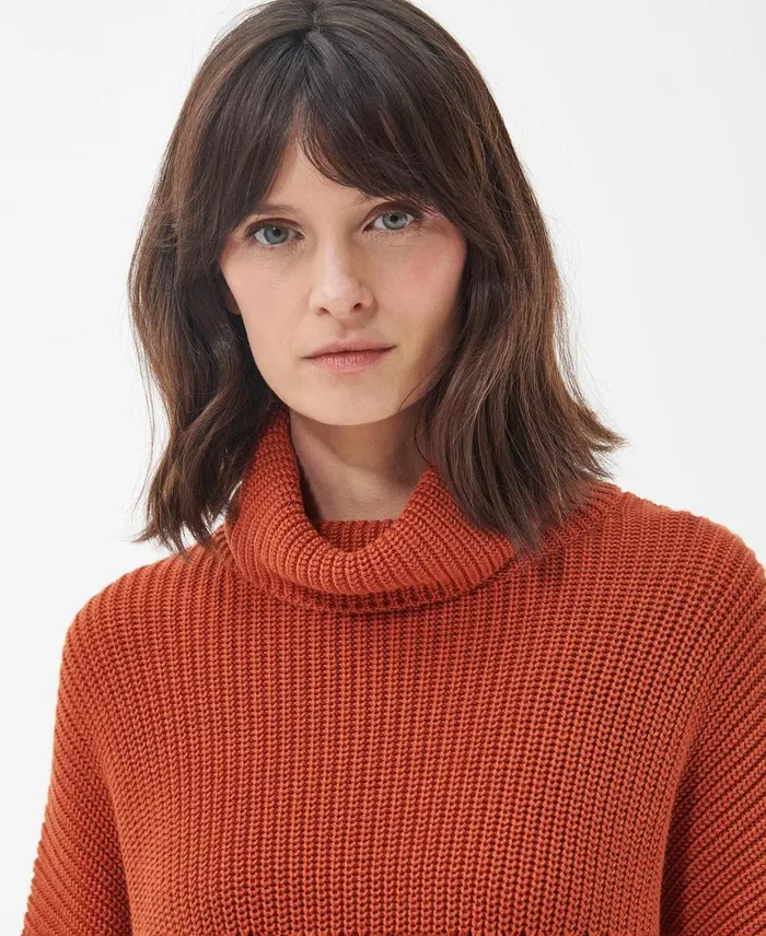 Women Sweaters and Knitwear Barbour Stitch Cape Spiced Pumpkin Women Sweaters and Knitwear Barbour Stitch Cape Spiced Pumpkin