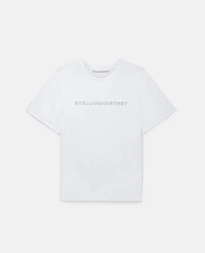 Women Sweatshirts And TShirts Stella McCartney Graphic Oversized Cotton TShirt Pure White Women Sweatshirts And TShirts Stella McCartney Graphic Oversized Cotton TShirt Pure White