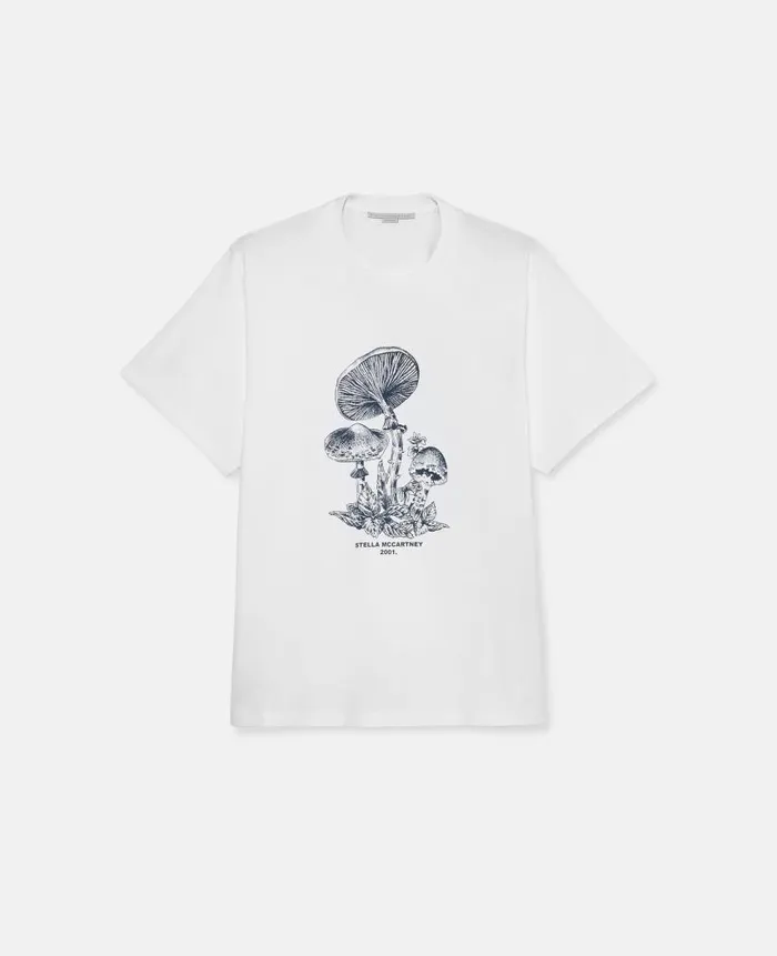 Women Sweatshirts And TShirts Stella McCartney Mushroom TShirt White Multicolour Women Sweatshirts And TShirts Stella McCartney Mushroom TShirt White Multicolour