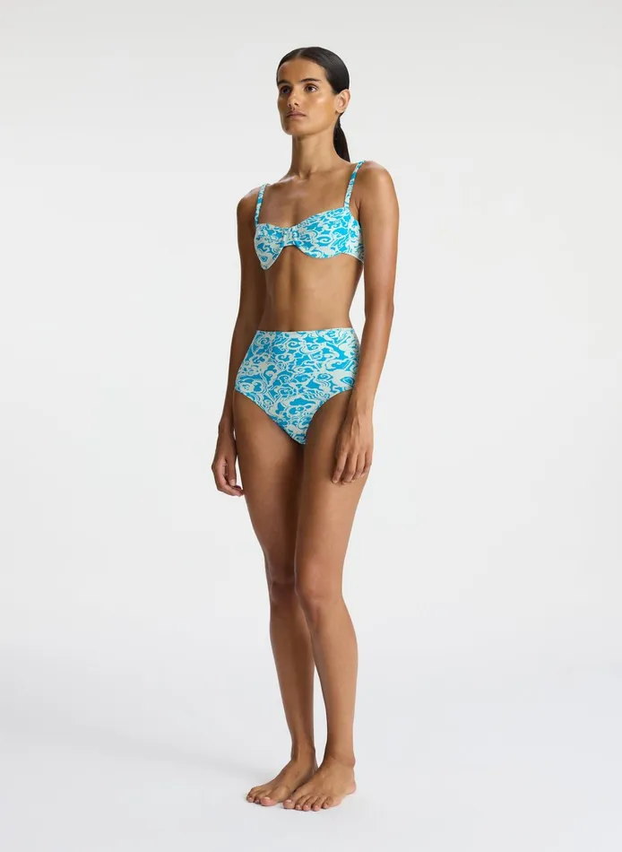 Women Swim ALC Dylan Bikini Top Sconeblue