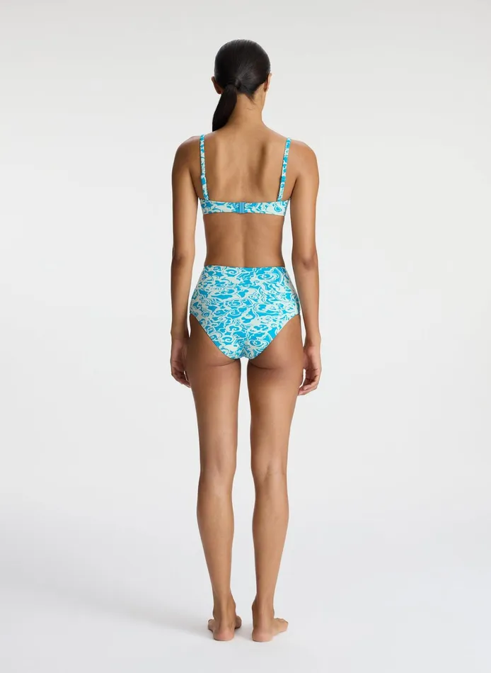 Women Swim ALC Dylan Bikini Top Sconeblue