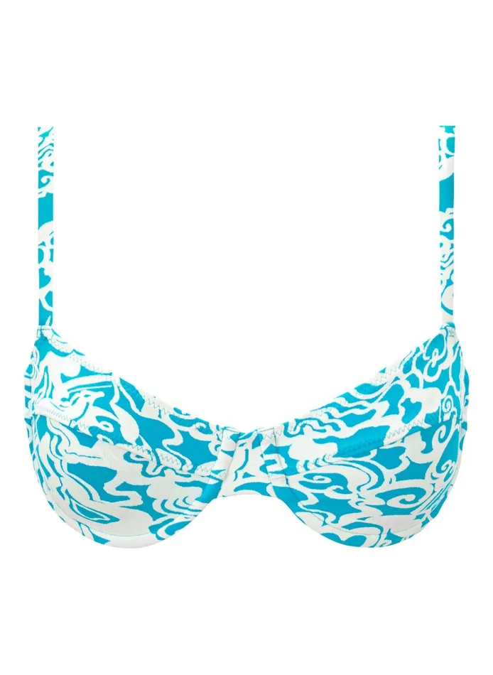 Women Swim ALC Dylan Bikini Top Sconeblue