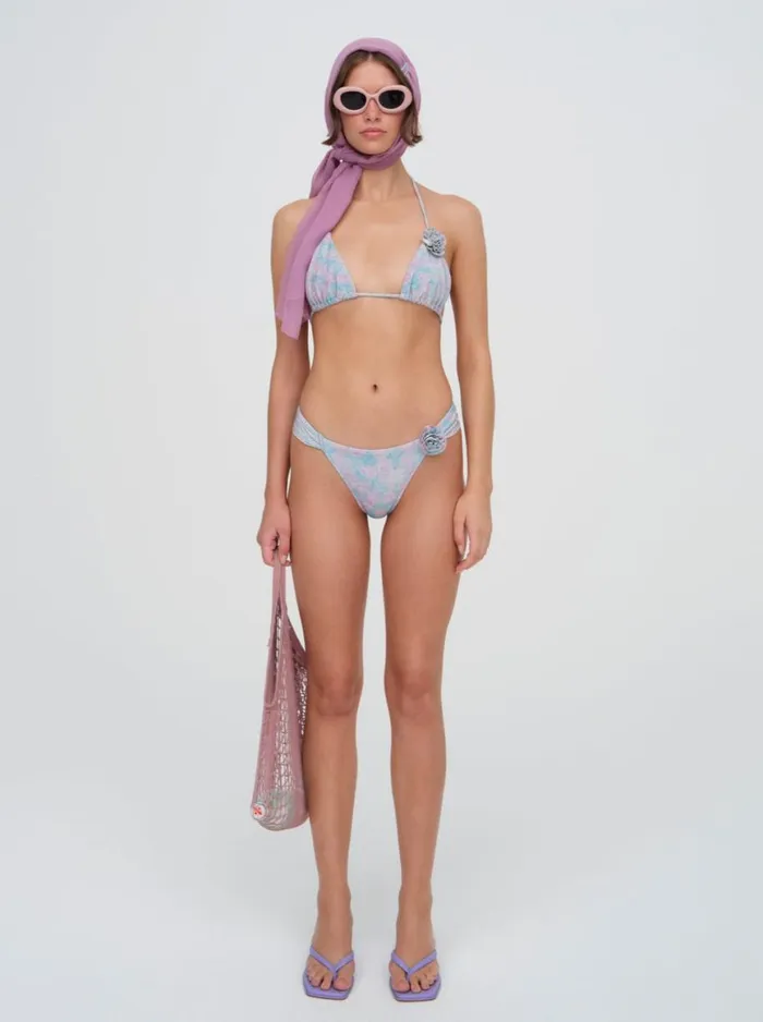 Women Swim For Love and Lemons Colline Bikini Bottom Blue Women Swim For Love and Lemons Colline Bikini Bottom Blue