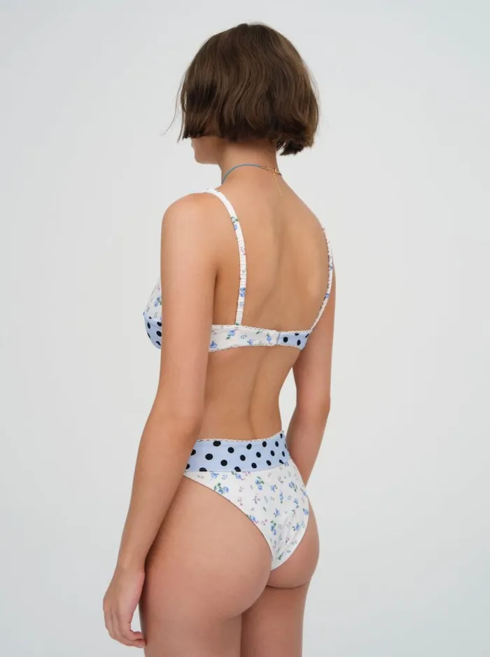 Women Swim For Love and Lemons Muna Bikini Bottom White Women Swim For Love and Lemons Muna Bikini Bottom White