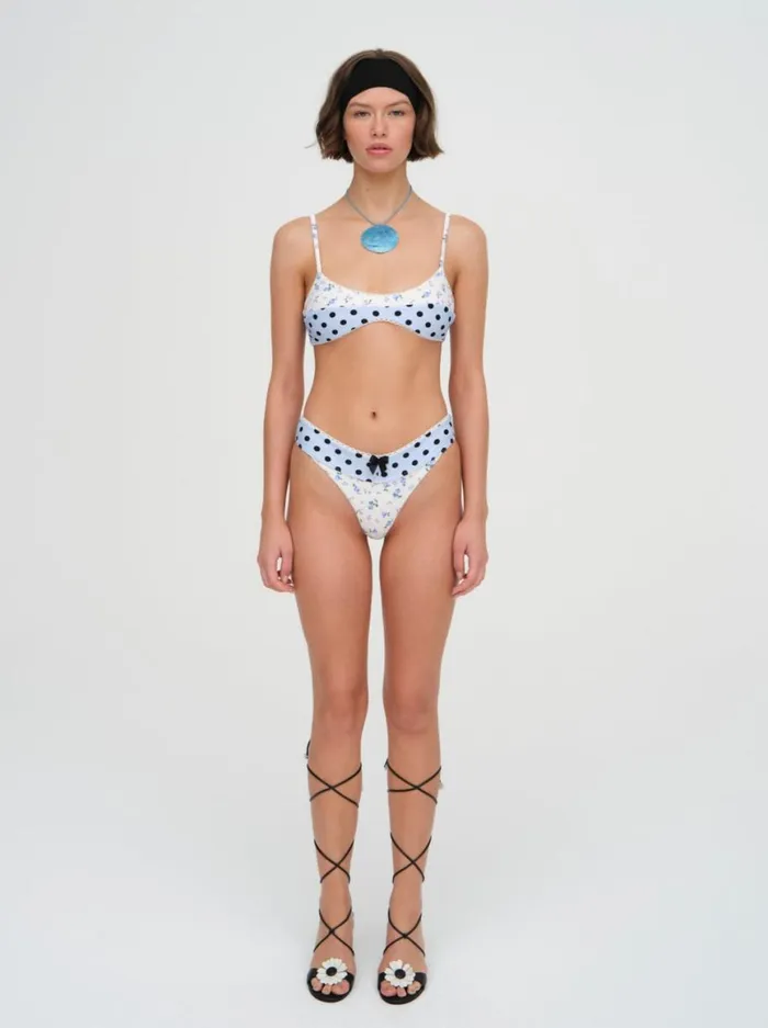 Women Swim For Love and Lemons Muna Bikini Bottom White Women Swim For Love and Lemons Muna Bikini Bottom White