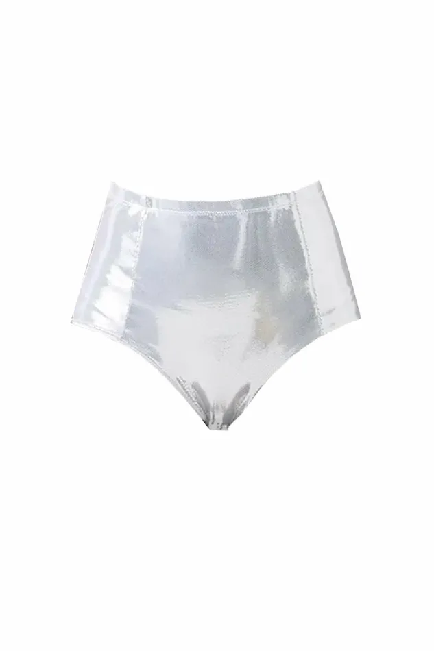 Women Swimwear DODO BAR OR V BIKINI BOTTOM Silver