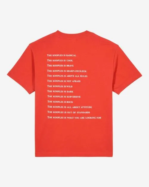 Women Tshirts The Kooples Red What Is TShirt Red