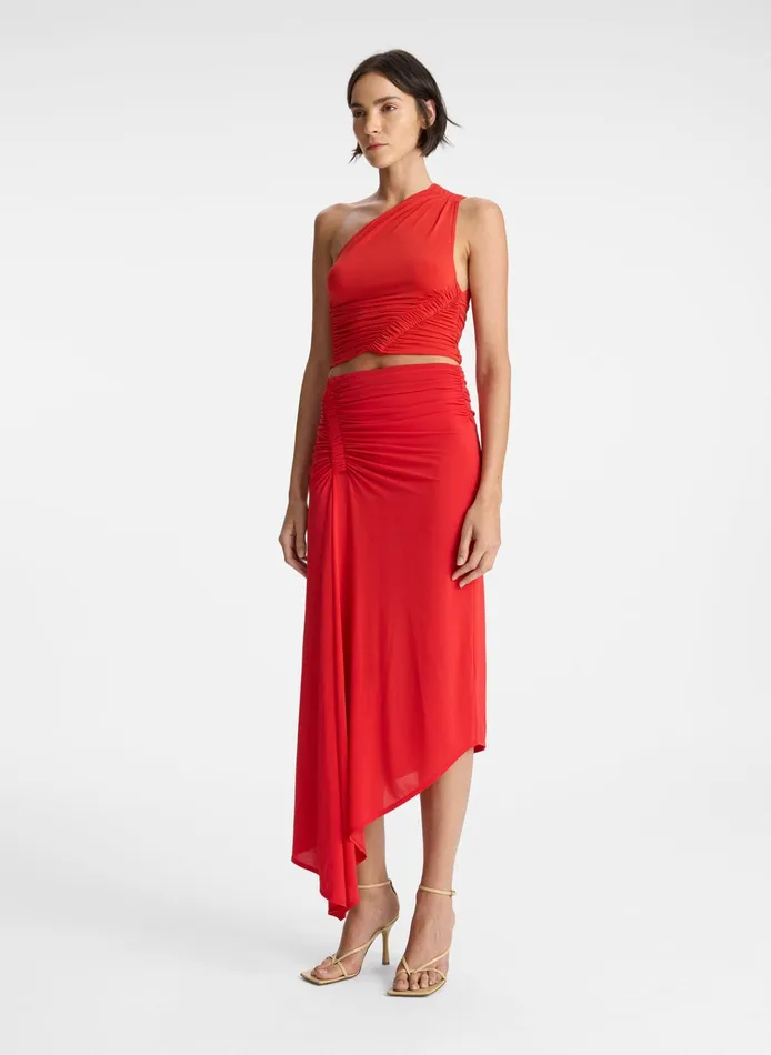 Women Tees and Tanks ALC Kayden Jersey Top Ruby