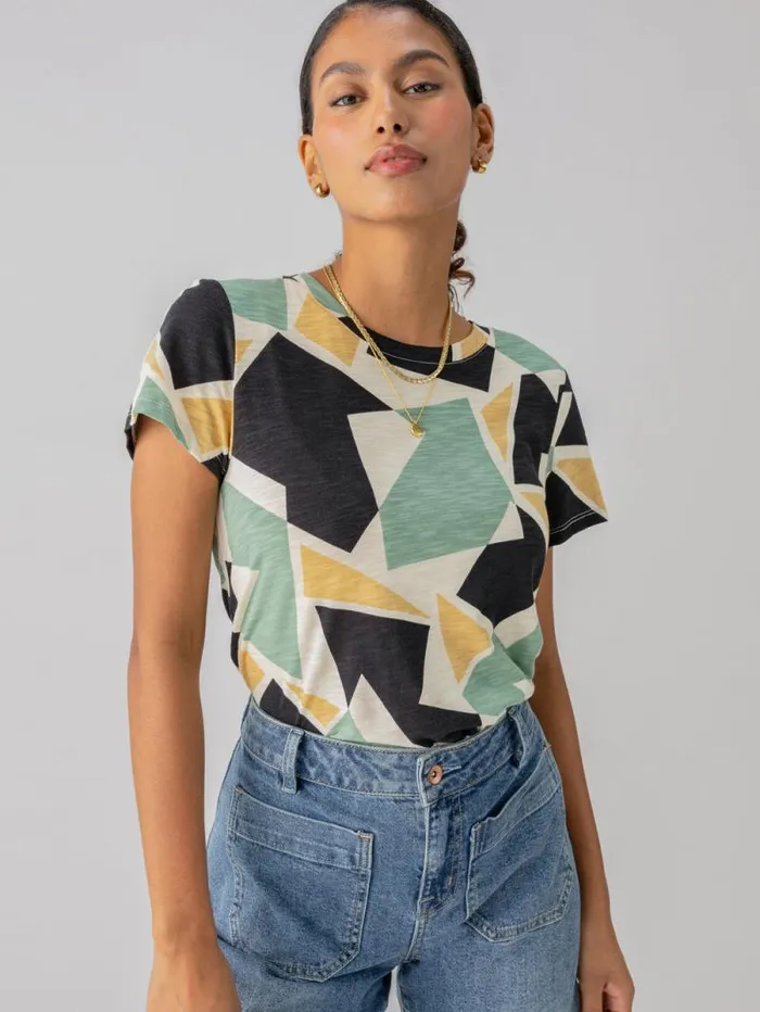 Women The Perfect Tee Kaleidoscope Sanctuary Clothing Tees and Tops