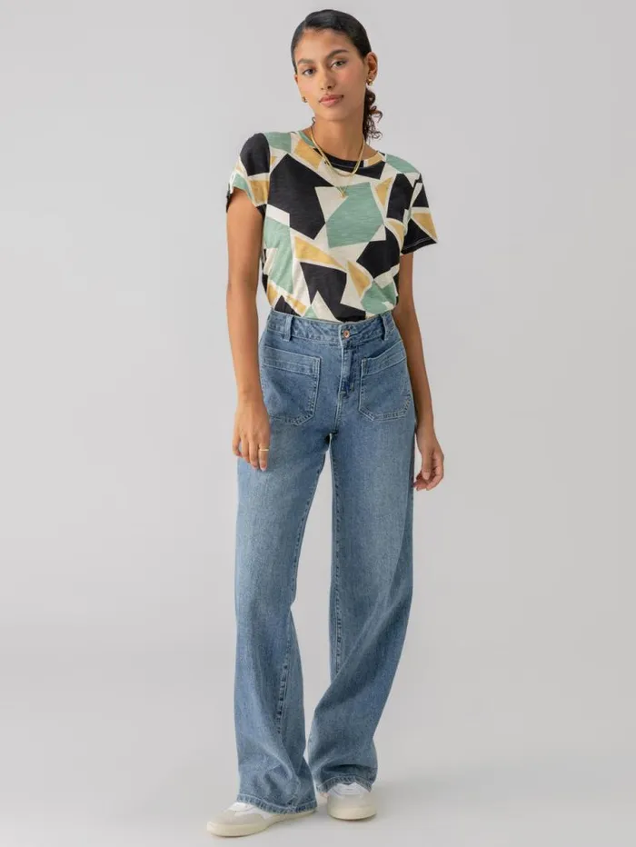 Women The Perfect Tee Kaleidoscope Sanctuary Clothing Tees and Tops Women The Perfect Tee Kaleidoscope Sanctuary Clothing Tees and Tops