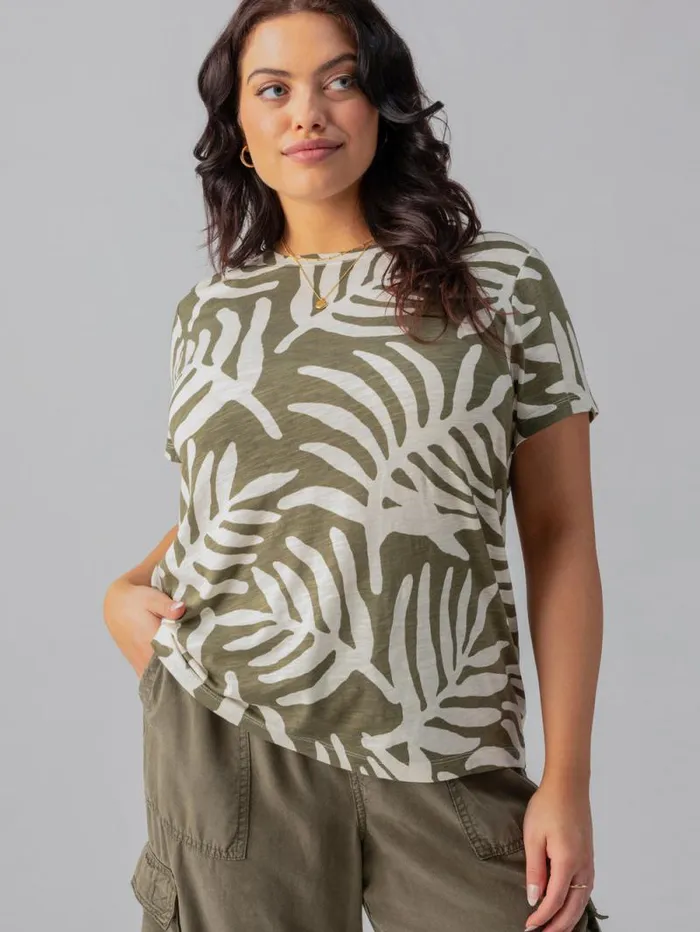 Women The Perfect Tee Olive Night Palm Inclusive Collection Sanctuary Clothing Inclusive Women The Perfect Tee Olive Night Palm Inclusive Collection Sanctuary Clothing Inclusive