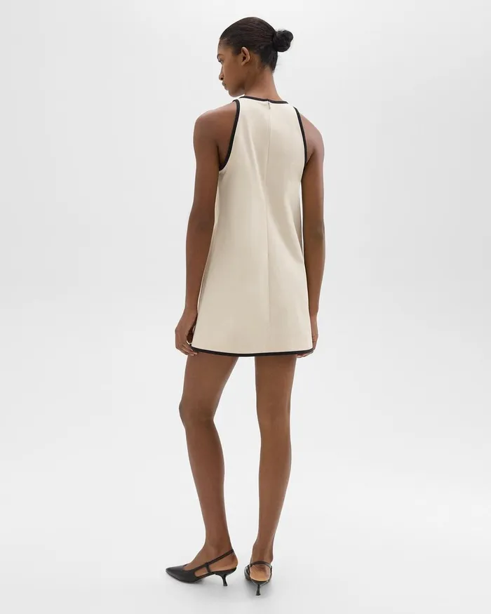 Women Theory Dresses Shift Dress In Organic Cotton Sandblack