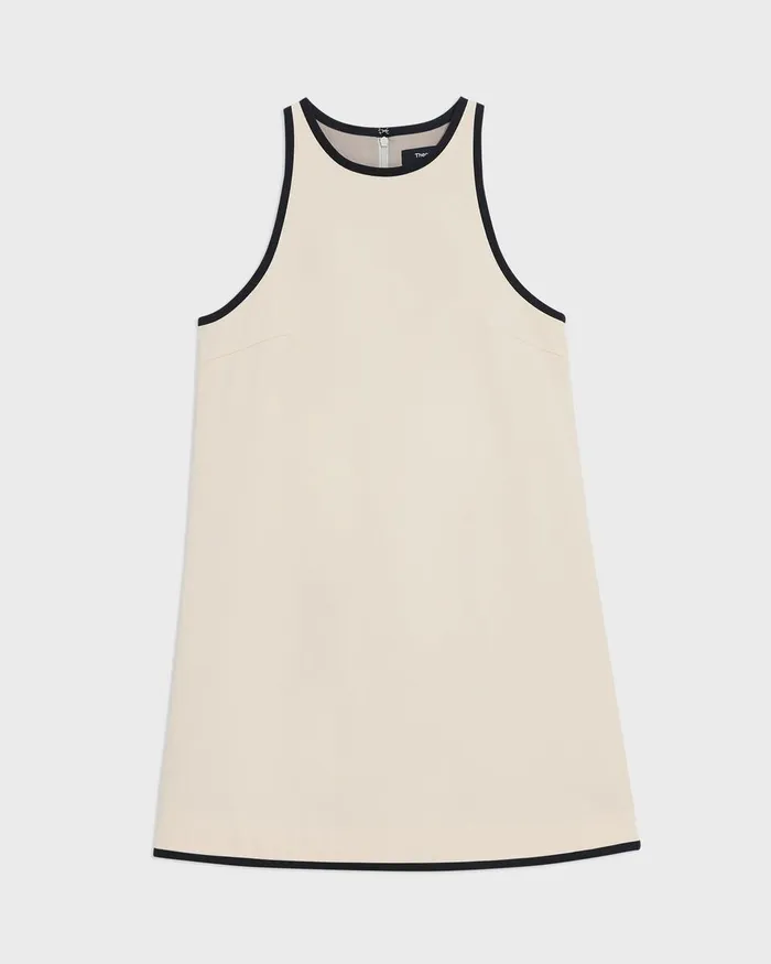 Women Theory Dresses Shift Dress In Organic Cotton Sandblack