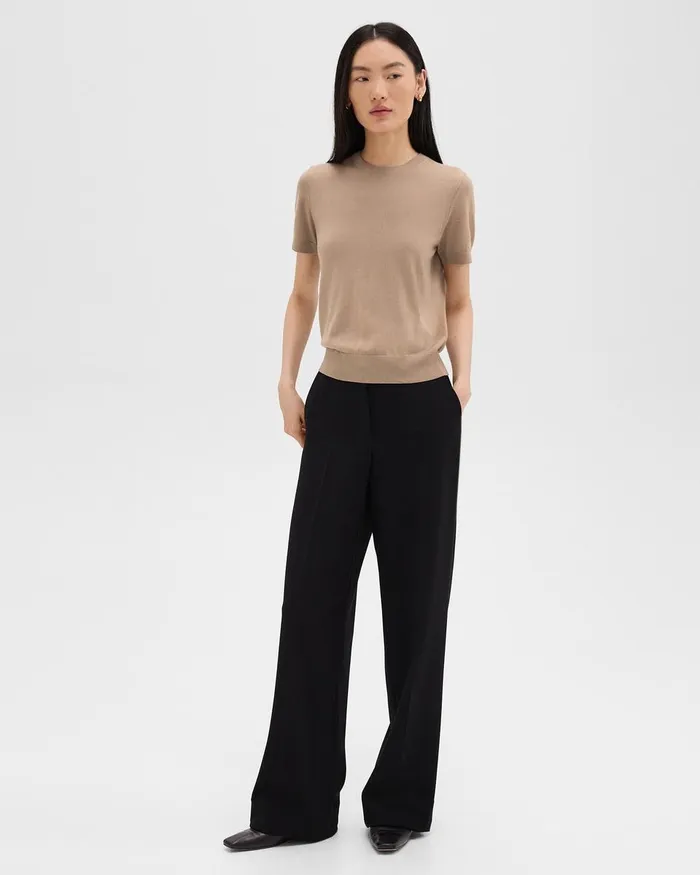 Women Theory TShirts Tank Tops Sweater Tee In Regal Wool Palomino