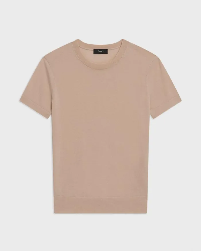 Women Theory TShirts Tank Tops Sweater Tee In Regal Wool Palomino
