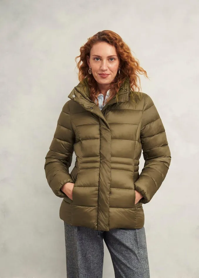Women Tonicha Puffer Mocha Hobbs Coats and Jackets