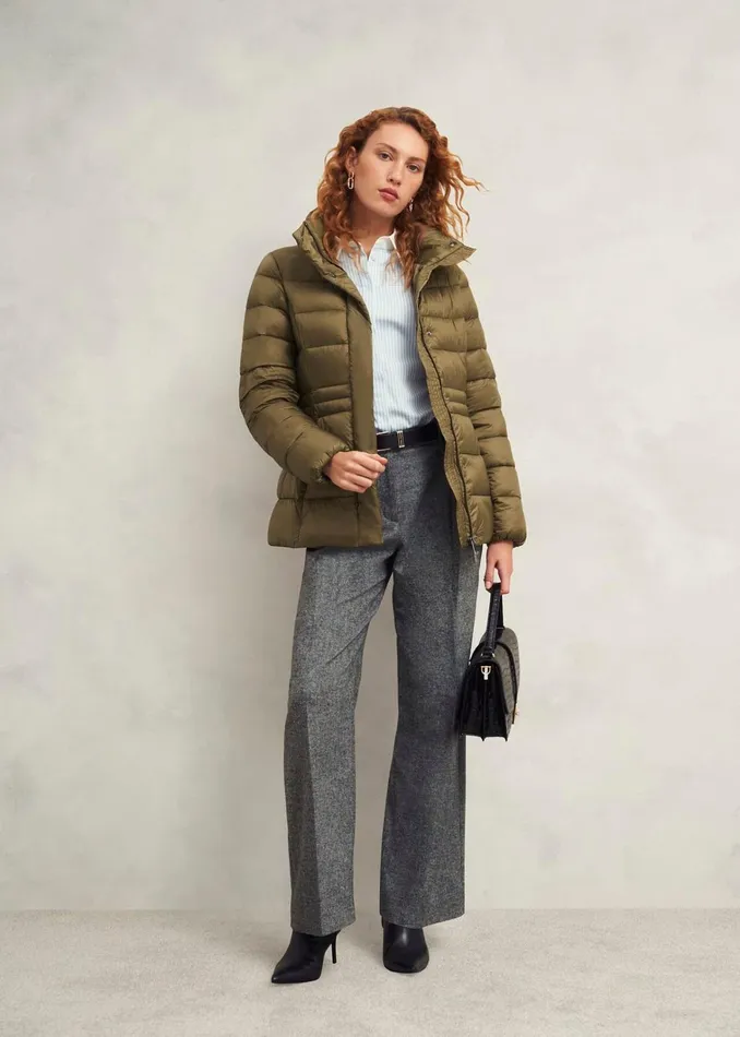 Women Tonicha Puffer Mocha Hobbs Coats and Jackets
