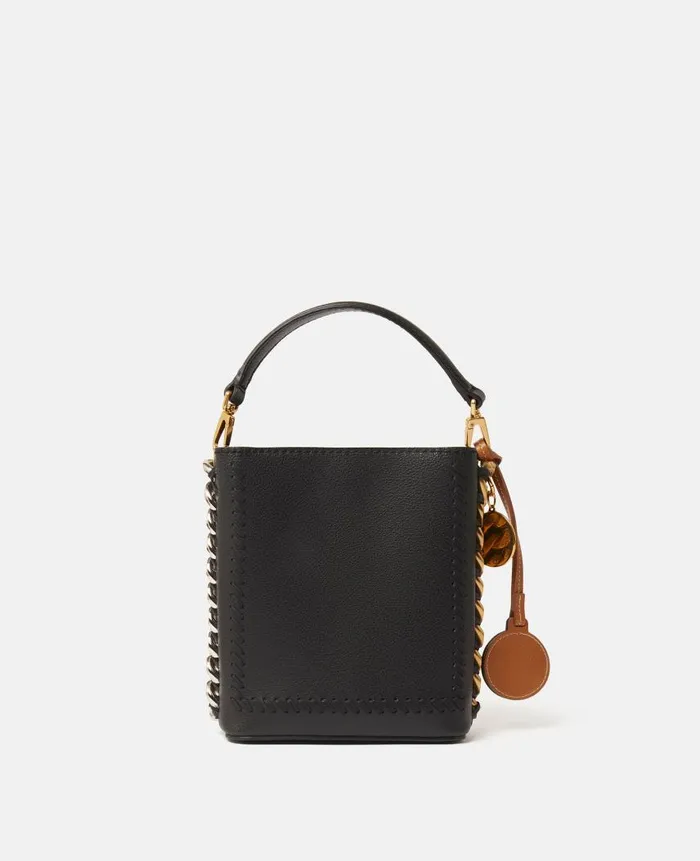 Women TopHandle Bags Stella McCartney Frayme MIRUM Mini Square Bucket Bag Black Women TopHandle Bags Stella McCartney Frayme MIRUM Mini Square Bucket Bag Black