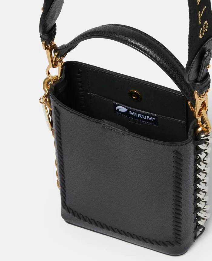Women TopHandle Bags Stella McCartney Frayme MIRUM Mini Square Bucket Bag Black Women TopHandle Bags Stella McCartney Frayme MIRUM Mini Square Bucket Bag Black