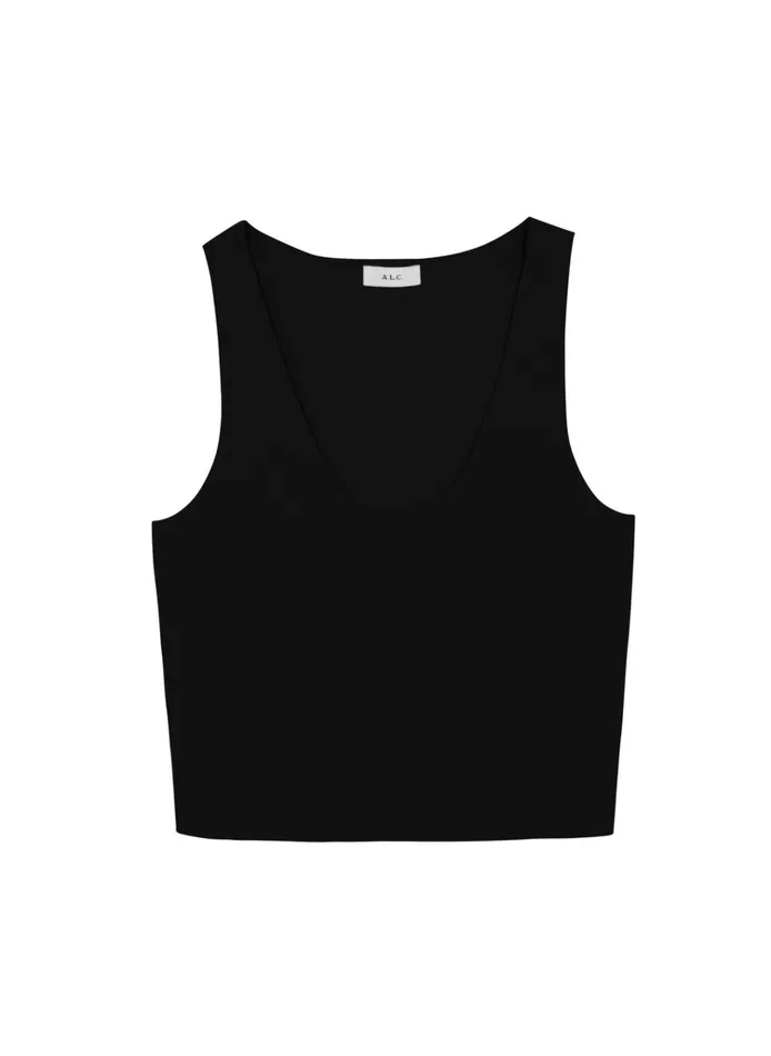 Women Tops ALC Cleo Knit Top Black