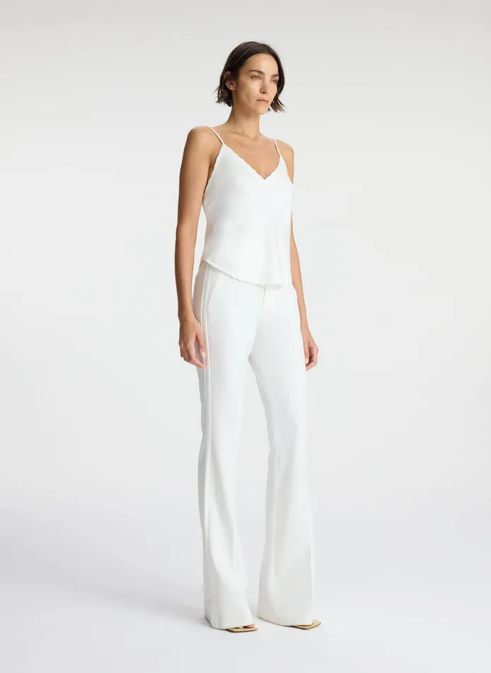 Women Tops ALC Malia Scalloped Camisole Top White