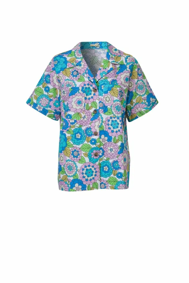 Women Tops DODO BAR OR Yulliya Shirt F3 Blue
