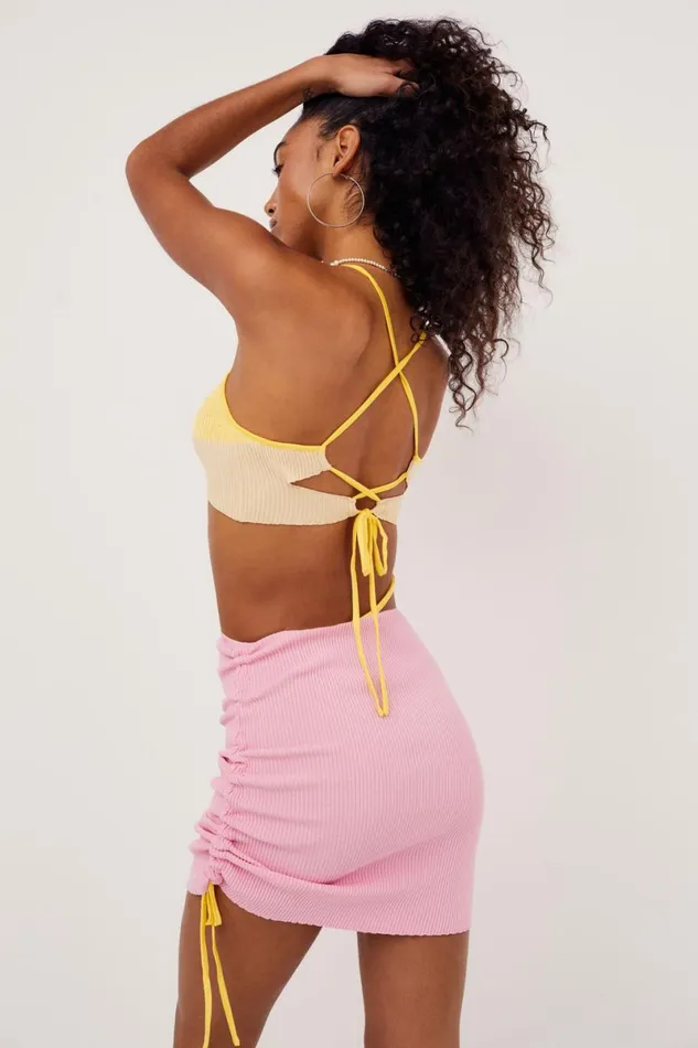 Women Tops For Love and Lemons Keisha Bra Top Yellow Women Tops For Love and Lemons Keisha Bra Top Yellow