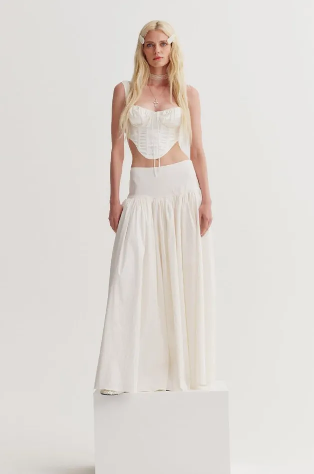 Women Tops For Love and Lemons Nelly Corset Top White Women Tops For Love and Lemons Nelly Corset Top White