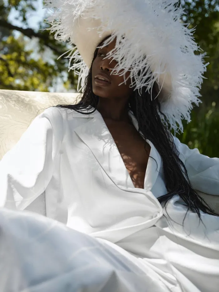 Women Tops For Love and Lemons Ruth Blazer White Women Tops For Love and Lemons Ruth Blazer White