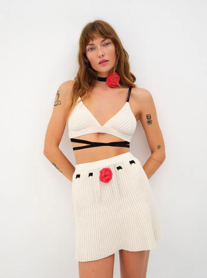 Women Tops For Love and Lemons Tyra Top Cream Women Tops For Love and Lemons Tyra Top Cream